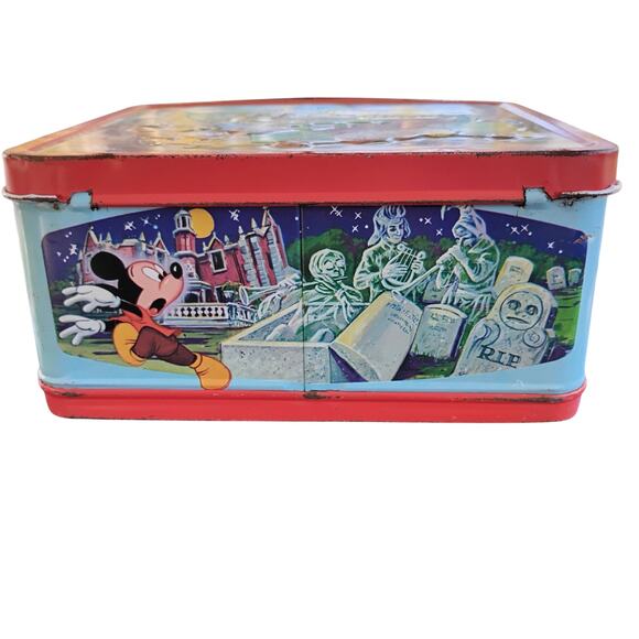 🎢 Walt Disney Metal Lunchbox | Aladdin | Double-Sided | Lunchbox ONLY - Picture 8 of 16